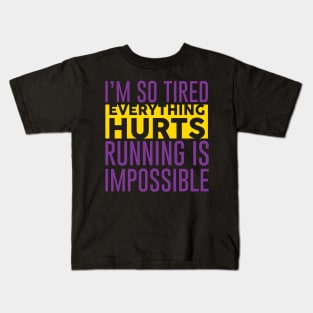 Running is Impossible Kids T-Shirt